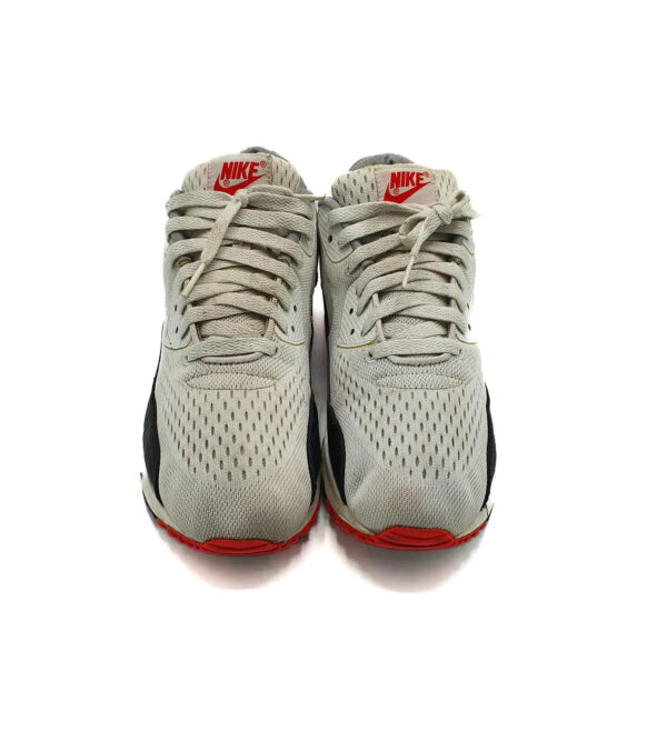 Adidasi barbati Nike 44 material textil , imitatie de piele , gri negru - imagine 3