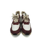 Adidasi dama Tj 38 piele , piele intoarsa , alb maro - imagine 3
