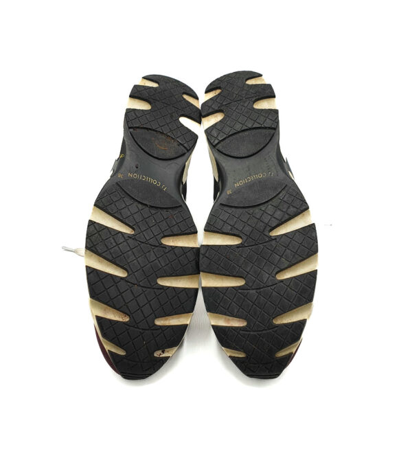 Adidasi dama Tj 38 piele , piele intoarsa , alb maro - imagine 5