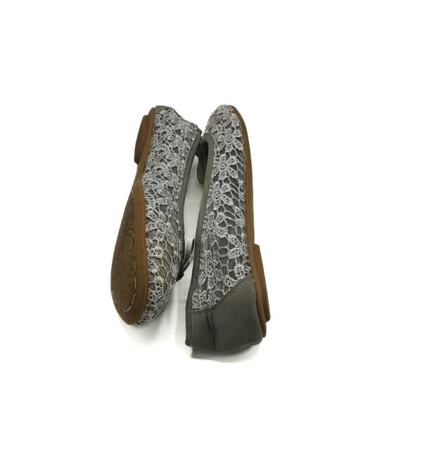 Balerini dama Graceland 37 material textil , gri - imagine 4