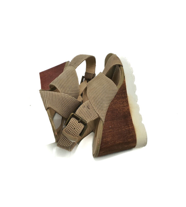Sandale dama Zanon 38 piele , maro - imagine 4