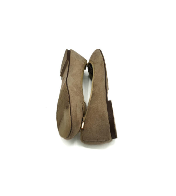 Balerini dama 38 material textil , crem - imagine 4