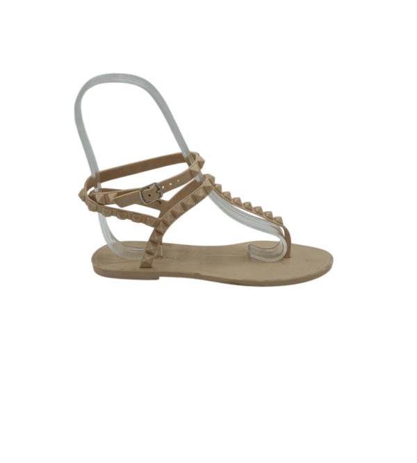Sandale dama Sobich 37 alte materiale , crem - imagine 1