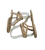 Sandale dama Sobich 37 alte materiale , crem - imagine 4
