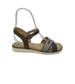 Sandale dama Bench 42 material textil , imitatie de piele , albastru alb