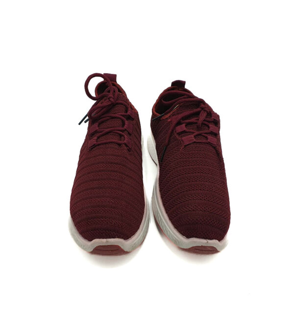 Adidasi dama Fashion 39 material textil , visiniu - imagine 3