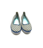 Balerini dama Keds 37 material textil , alb albastru - imagine 2