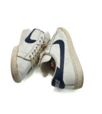Adidasi barbati Nike 44 piele , imitatie de piele , alb albastru - imagine 4