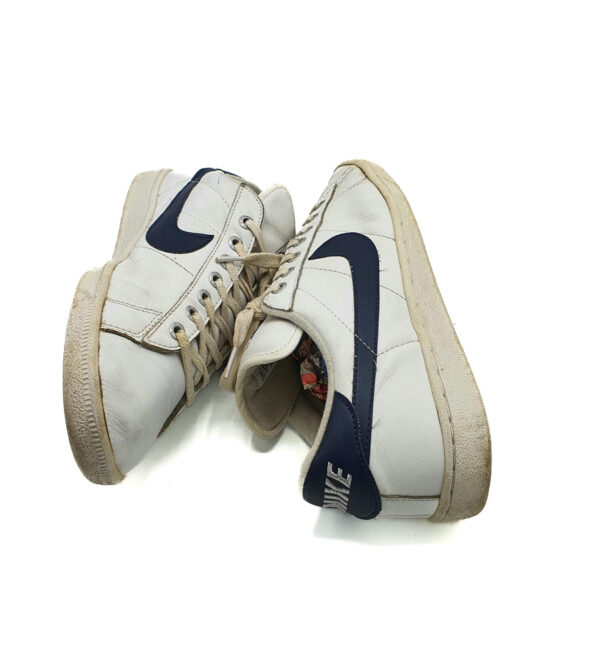 Adidasi barbati Nike 44 piele , imitatie de piele , alb albastru - imagine 4