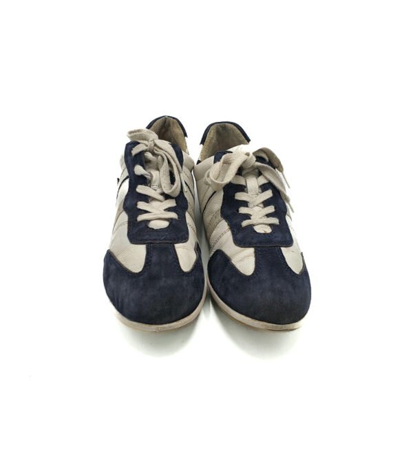 Adidasi dama Gabor 38 piele , piele intoarsa , alb albastru - imagine 3