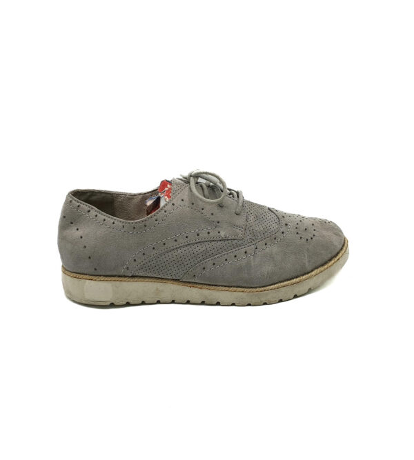 Pantofi barbati 41 material textil , gri - imagine 1