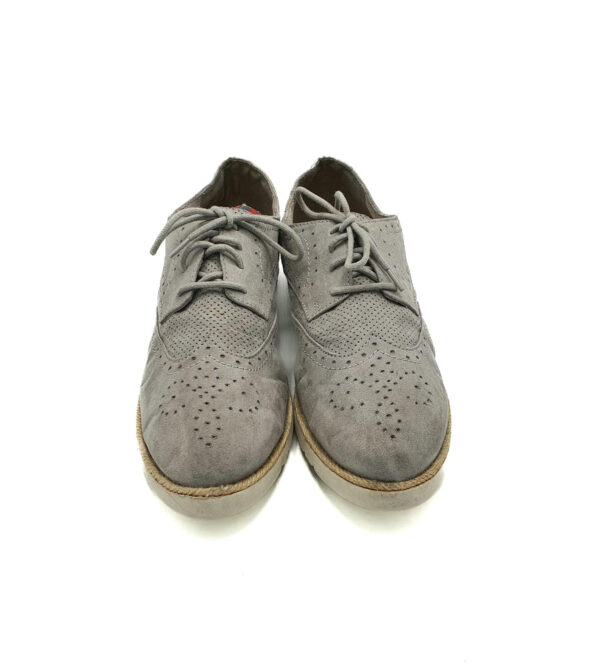 Pantofi barbati 41 material textil , gri - imagine 3