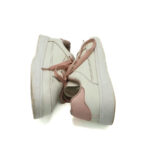 Adidasi dama 36 imitatie de piele , alb roz - imagine 4
