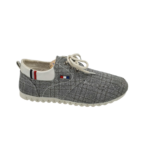 Mocasini barbati 43 material textil , gri