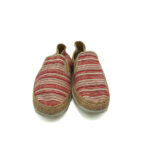 Espadrile dama Roal 41 material textil ,  rosu alb - imagine 3