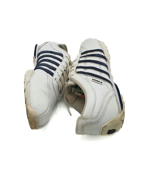 Adidasi barbati K-Swiss 44 piele , alb albastru - imagine 4