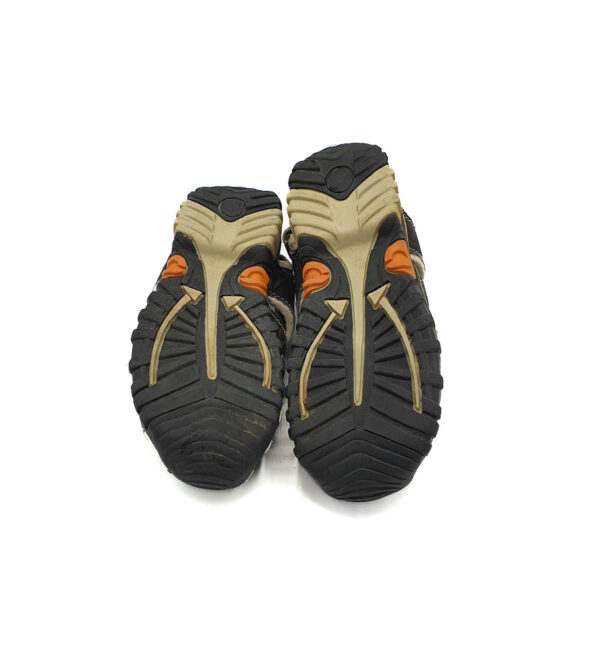 Sandale copii Sneakers 29 material textil , maro alb - imagine 5
