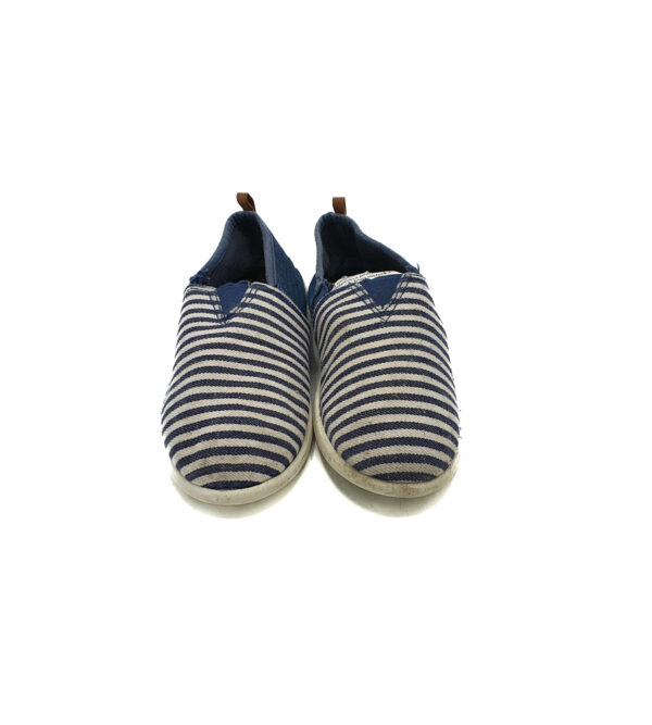Espadrile copii 32 material textil , albastru alb - imagine 3