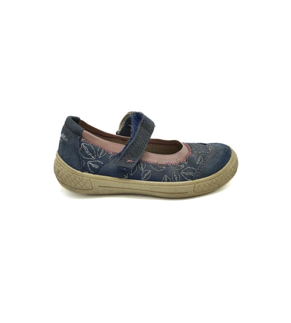 Balerini copii Superfit 29 piele intoarsa , albastru - imagine 1
