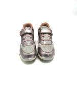 Adidasi copii 29 imitatie de piele , material textil , alb roz - imagine 3