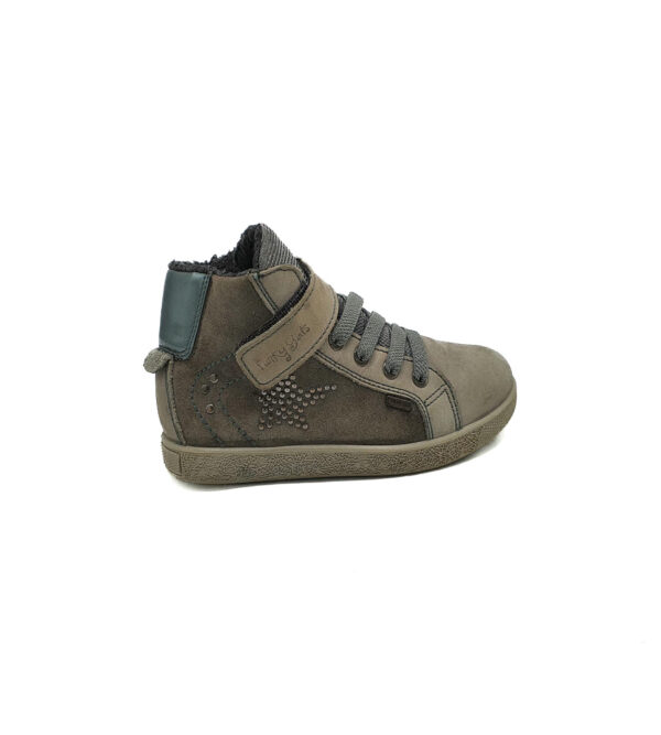 Adidasi copii Flexible 29  piele intoarsa , piele , gri , imblaniti - imagine 1