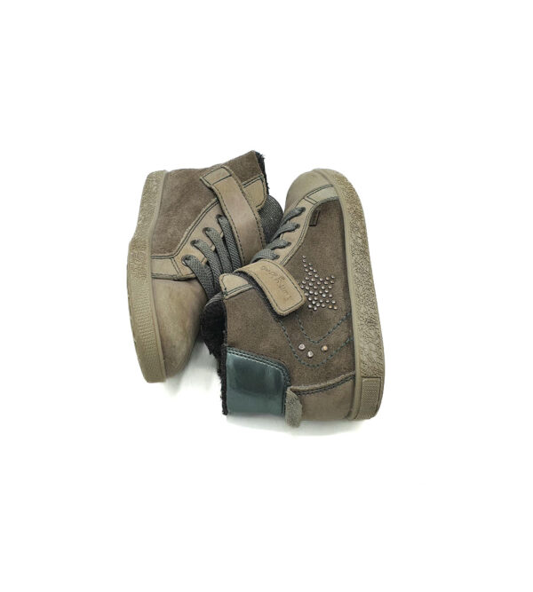 Adidasi copii Flexible 29  piele intoarsa , piele , gri , imblaniti - imagine 4