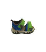 Sandale copii Impidimpi 23 imitatie de piele , material textil , albastru verde