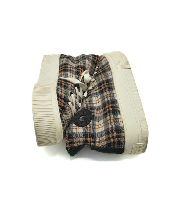 Tenisi dama Bershka 39 material textil , maro negru - imagine 4