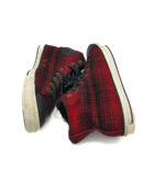 Tenisi barbati Converse 46 material textil , rosu negru - imagine 3