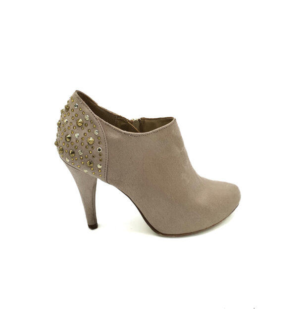 Botine dama Graceland 39 material textil , crem - imagine 1