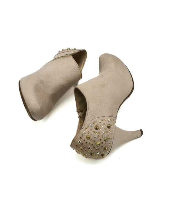 Botine dama Graceland 39 material textil , crem - imagine 5
