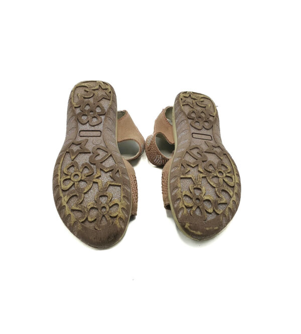 Sandale copii Bambulini 32 piele intoarsa , crem - imagine 5