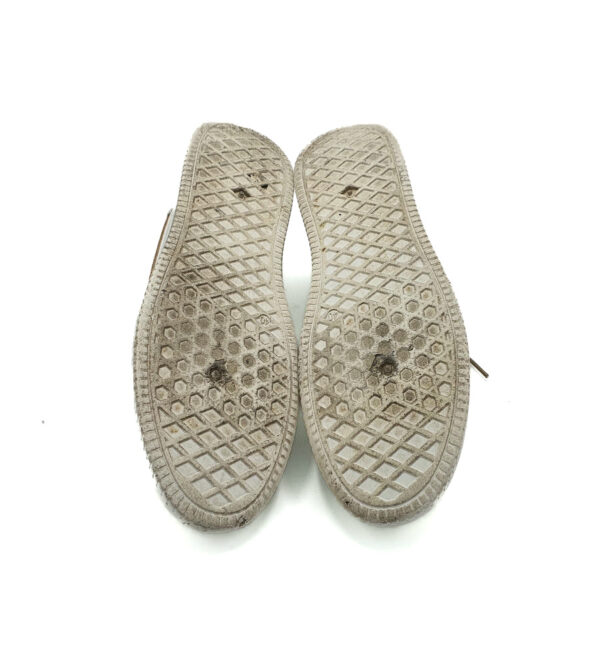 Adidasi dama 40 imitatie de piele , alb maro - imagine 4