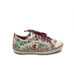Tenisi dama Moshulu 37 material textil , alb multicolor