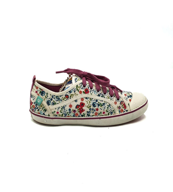 Tenisi dama Moshulu 37 material textil , alb multicolor - imagine 1