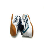 Adidasi dama Asics 36 imitatie de piele , material textil , alb albastru - imagine 3