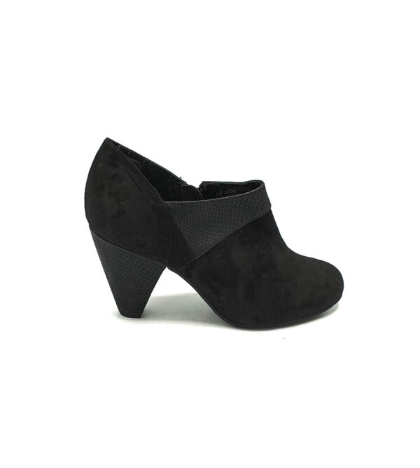 Botine dama George 38 material textil , negru - imagine 1