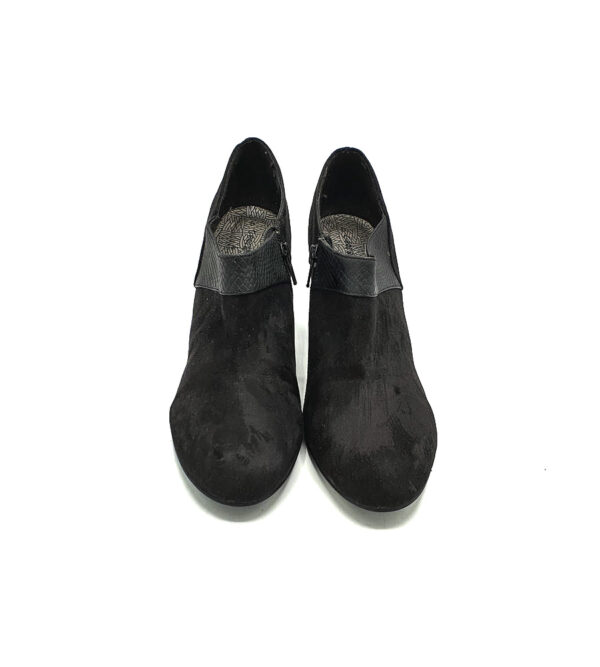 Botine dama George 38 material textil , negru - imagine 3