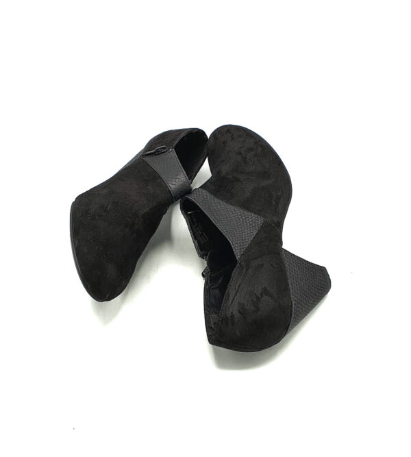 Botine dama George 38 material textil , negru - imagine 4