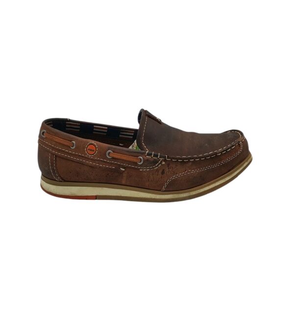 Mocasini barbati Am 42 piele , maro - imagine 1