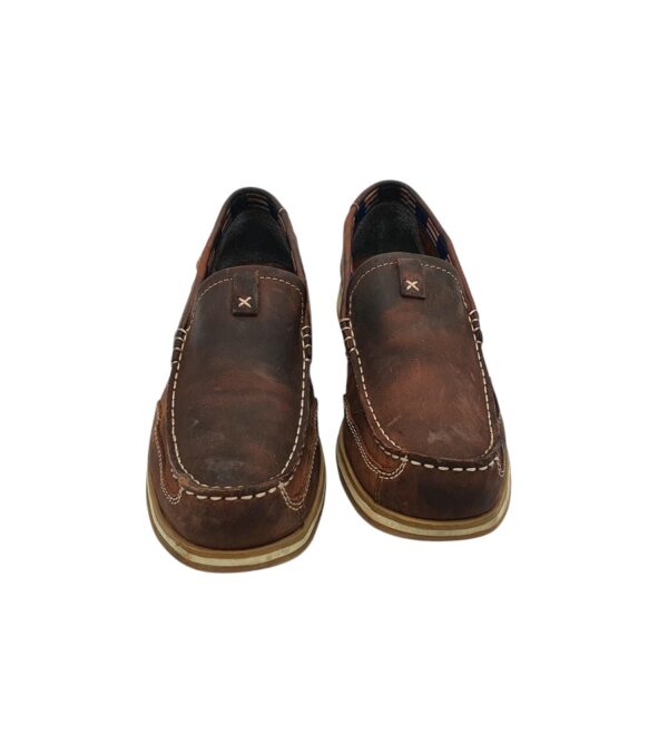 Mocasini barbati Am 42 piele , maro - imagine 3