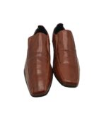 Pantofi barbati Ruth 46 imitatie de piele , maro - imagine 3