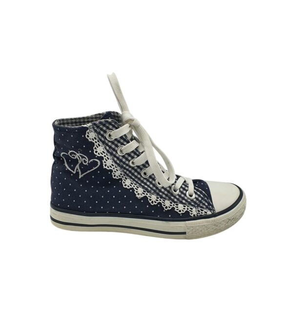 Tenisi dama Esmara 38 material textil , albastru alb - imagine 1