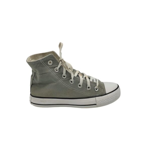 Tenisi dama Converse 37 material textil , gri - imagine 1