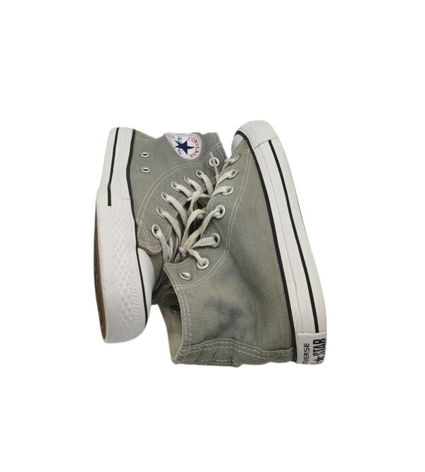 Tenisi dama Converse 37 material textil , gri - imagine 4