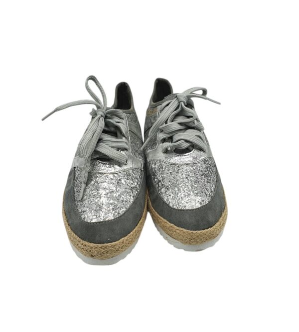 Espadrile dama Bpc 43 material textil , gri - imagine 3