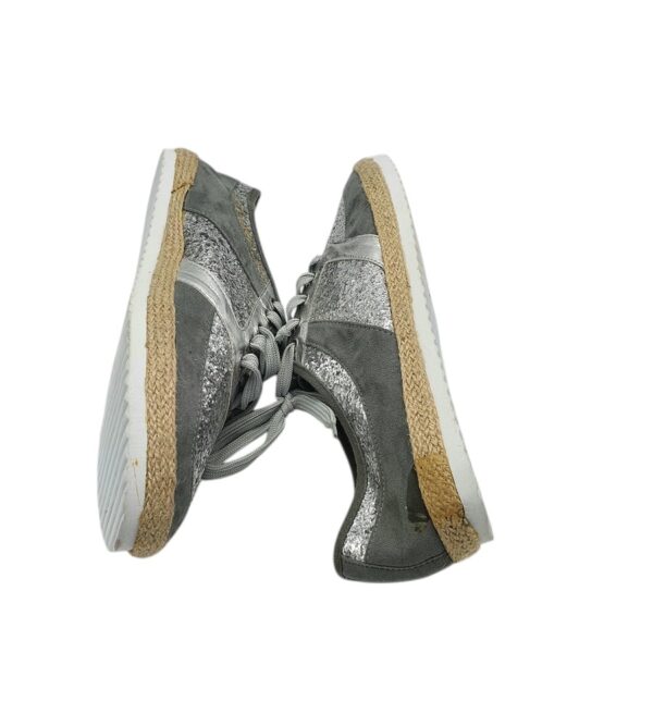 Espadrile dama Bpc 43 material textil , gri - imagine 4