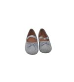 Balerini copii H&M 20 material textil , gri - imagine 3