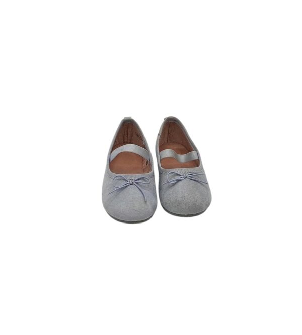 Balerini copii H&M 20 material textil , gri - imagine 3