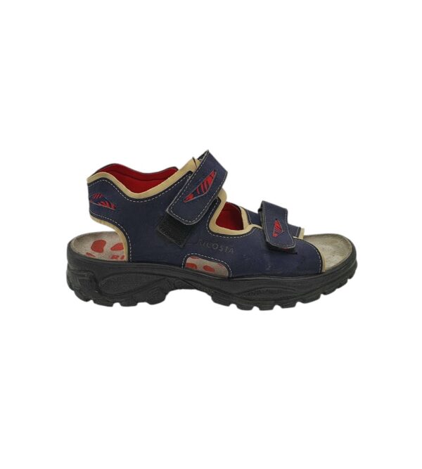 Sandale dama Ricosta 40 imitatie de piele , material textil, albastru - imagine 1